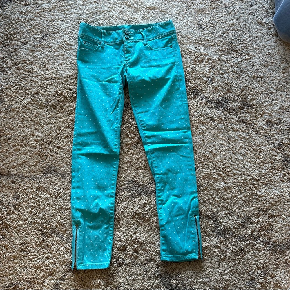Lilly Pulitzer Worth Skinny Mini Zip Jeans